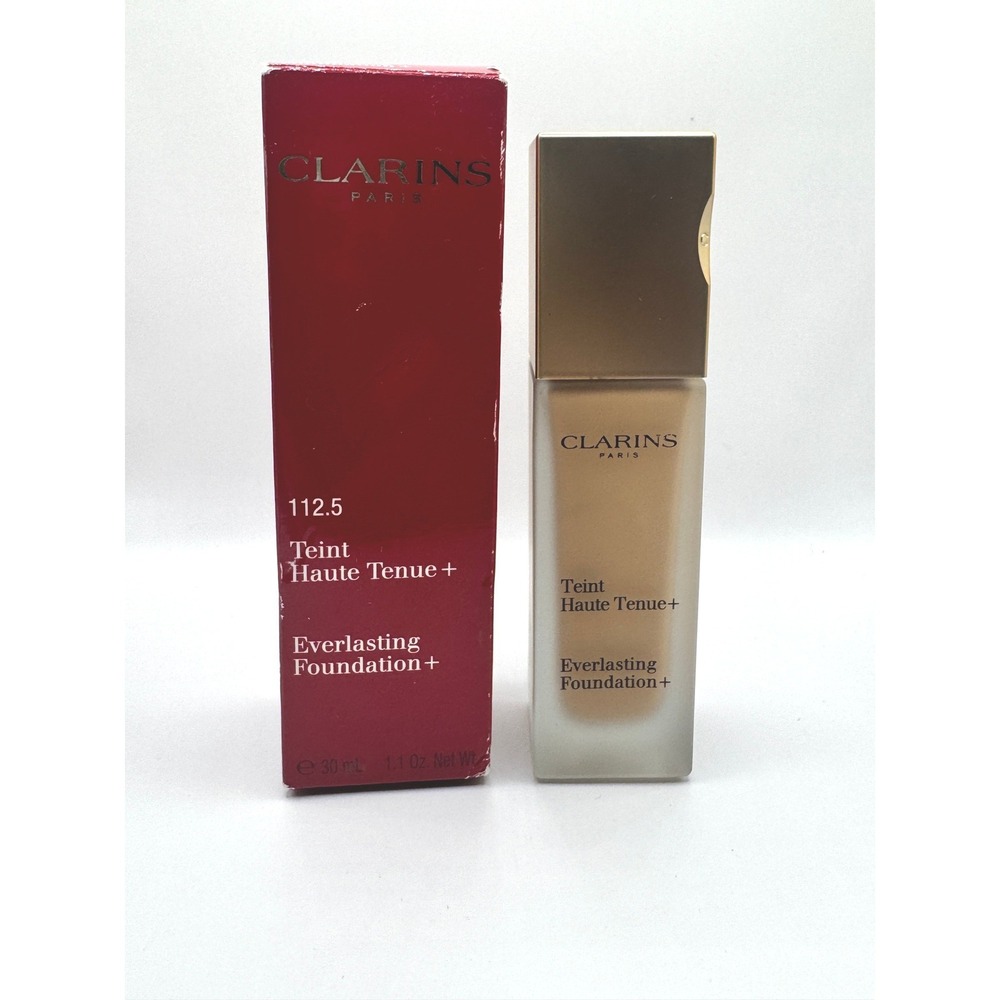 Clarins 112.5 Caramel Teint Haute Tenue Everlasting Foundation NEW